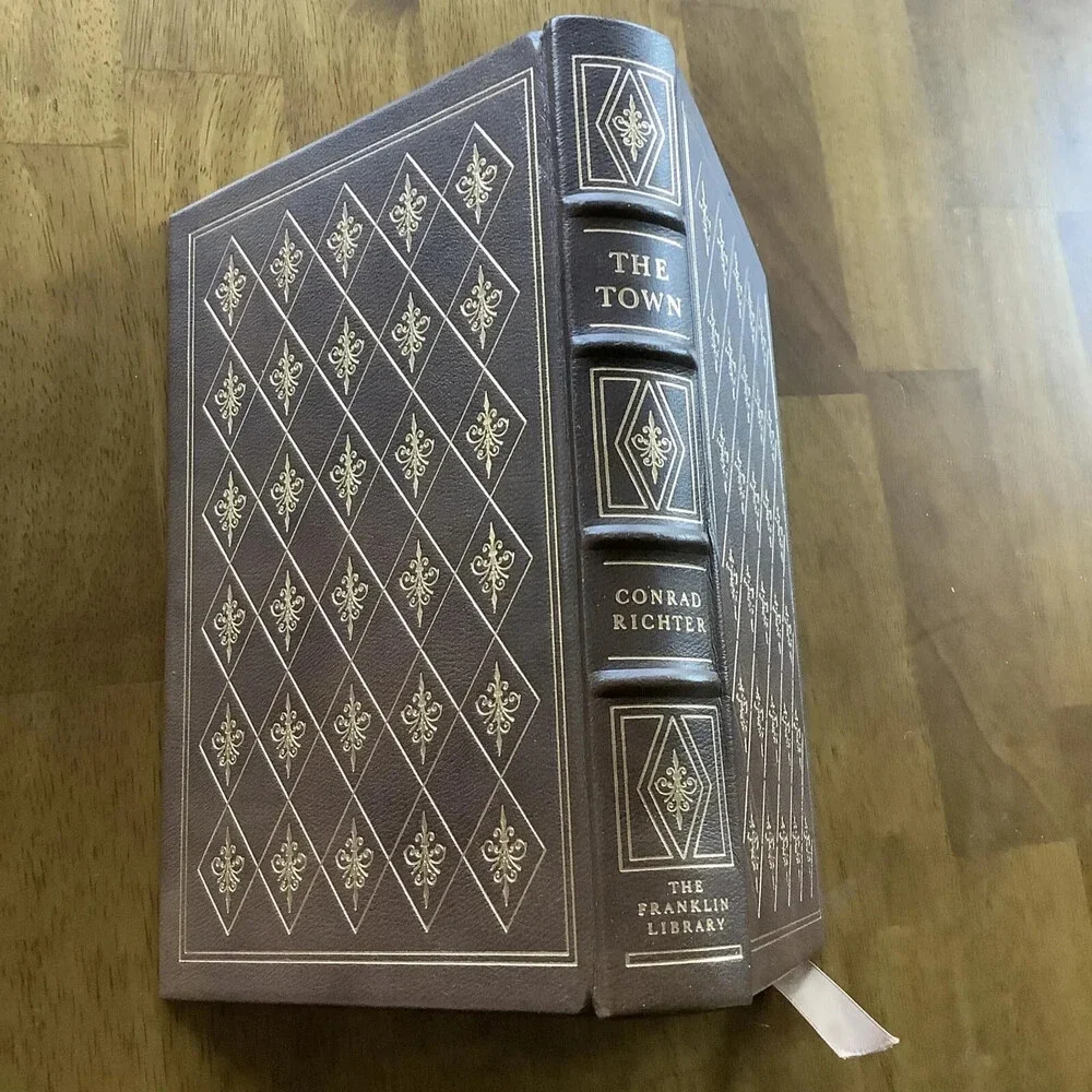The Town By Richter 1978 Leather Bound Franklin Mint